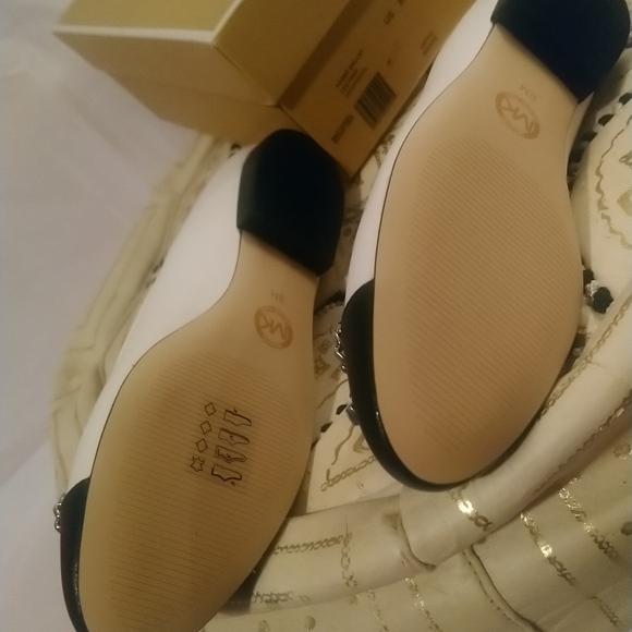 Michael Kors posey ballet black and white - Picture 4 of 5